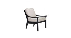 Revir armchair blak.<br />Pris inkl. tyg. Kan även fås i teak.