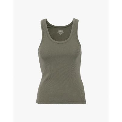 Women organic rib tank top